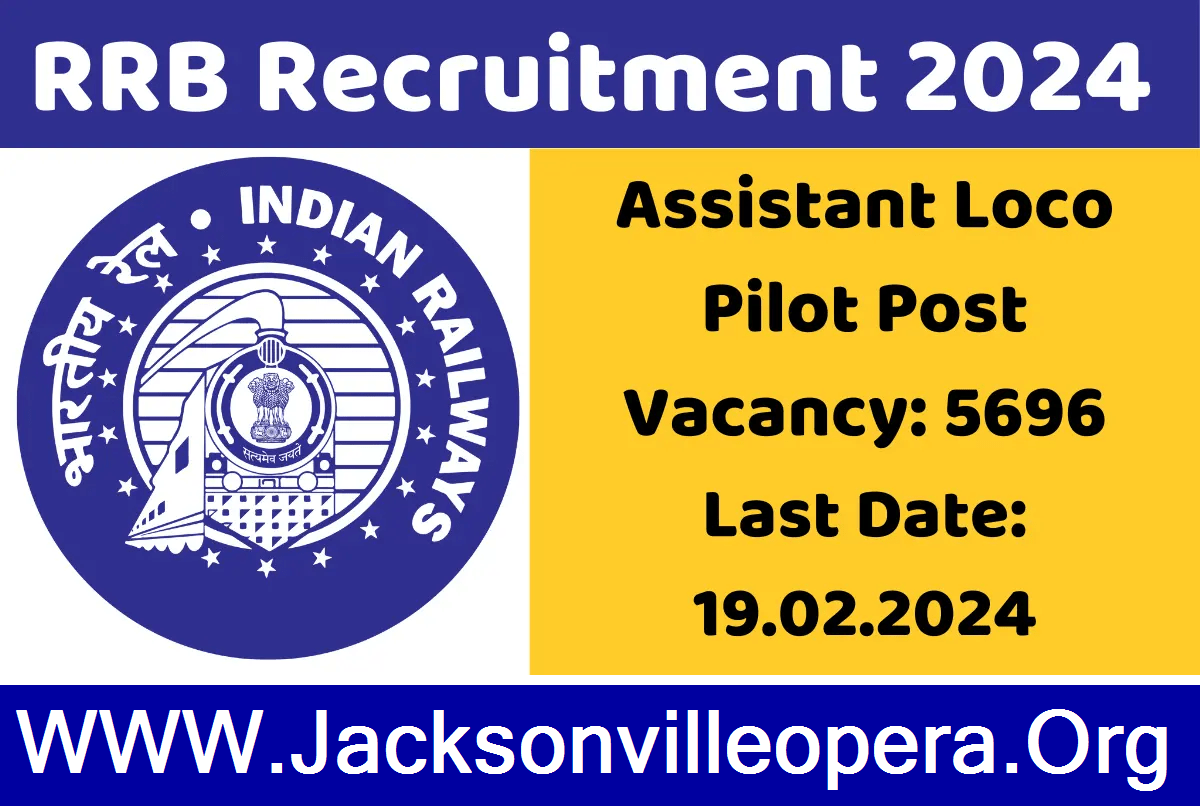 RRB Assistant Loco Pilot Recruitment 2024 Apply Online